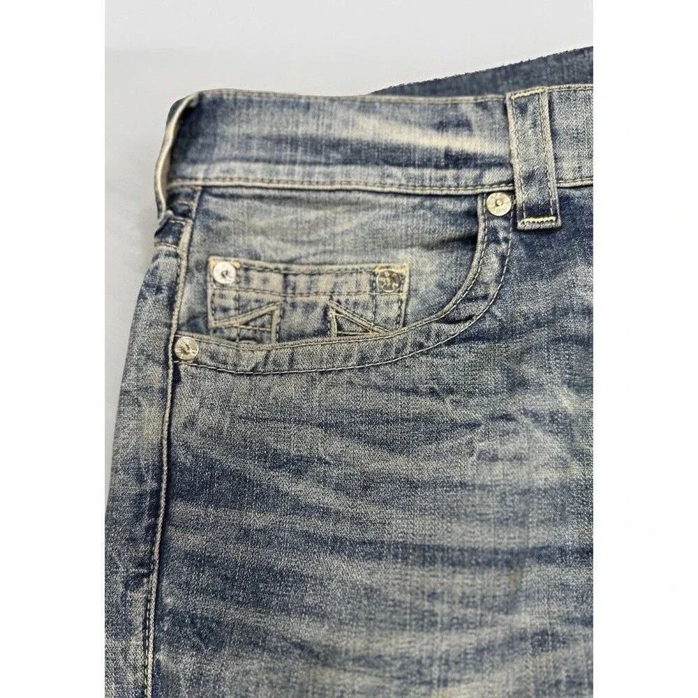 True Religion Men’s Skinny EW SN Jeans Size 38 – Light Wash Vintage Look